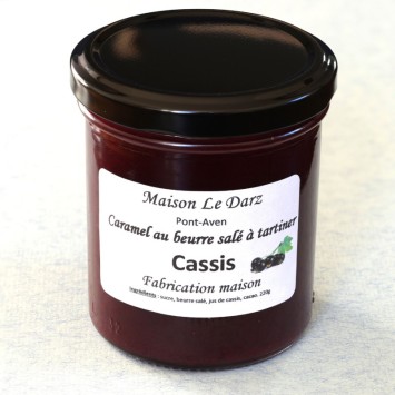 Caramel au beurre salé à tartiner cassis 220g