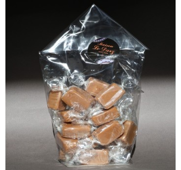 Sachet bonbons caramel papillotes 200g