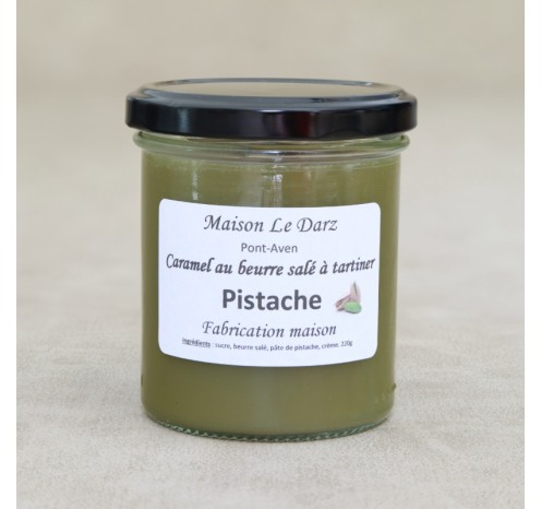 Caramel au beurre salé à tartiner pistache 220g