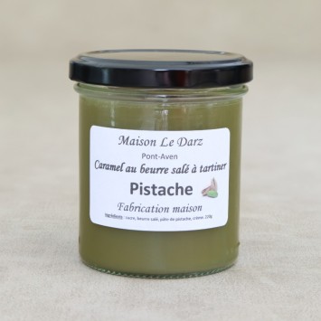 Caramel au beurre salé à tartiner pistache 220g
