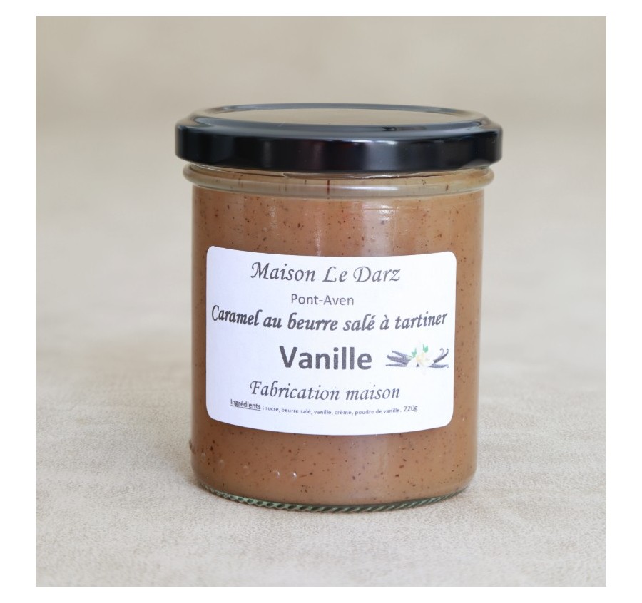 Caramel au beurre salé à tartiner vanille 220g