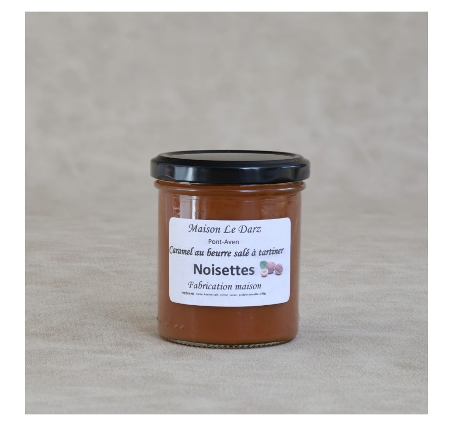 Caramel au beurre salé à tartiner noisette 220g