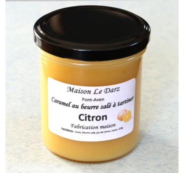 Caramel au beurre salé à tartiner citron 220g